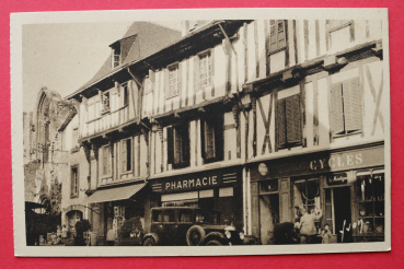 Ansichtskarte AK Quimperlé 1910-1940 Pharmacie Cycles Oldtimer Frankreich France 29 Finistere